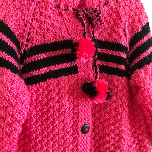 Hand knitted toddlers jacket for 2-3 years old, Little cardigan - Picture 6 of 8